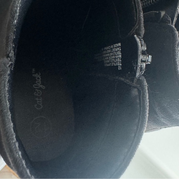 Cat & Jack Black Ankle Booties - Picture 3 of 3